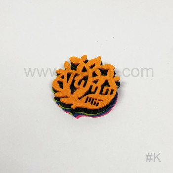 L-1002 Felt coaster set(die-cut shape)
